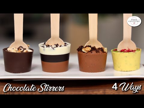 Hot Chocolate Stirrers Part - 1 Chocolate Spoon | चॉकलेट स्टिरर पार्ट- १ | Chetna Patel Recipes