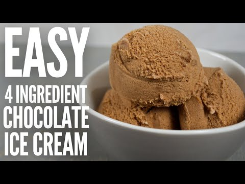 How to make chocolate ice cream from scratch! No eggs chocolate ice cream recipe