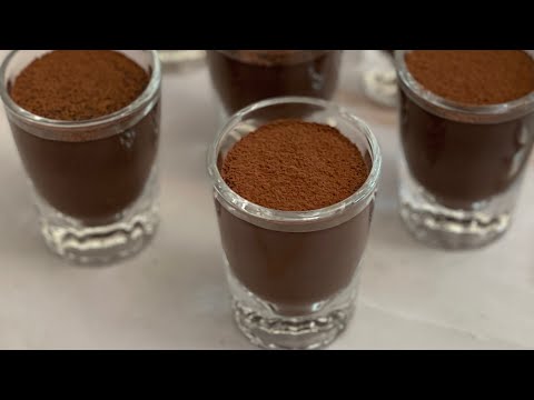 Chocolate Mousse Shots Recipe | No Whipping Cream, No Egg, Gelatin | Best  Chocolate Recipe