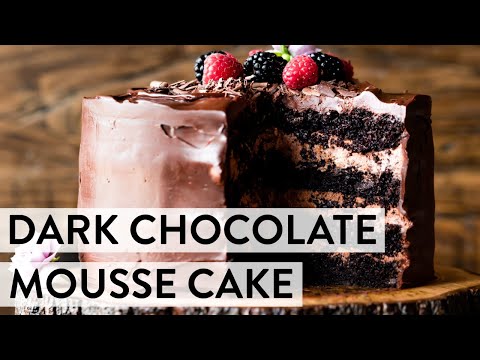 Dark Chocolate Mousse Cake | Sally's Baking Recipes