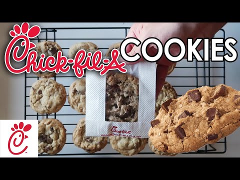 20 minutes only!! Chick Fil A Cookie recipe at home! Easiest Chocolate Chip cookies josh cook cooks