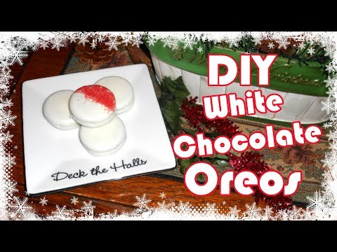 DIY White Chocolate Covered Oreos | DevinCrystie