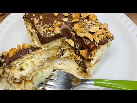 How to Make No-Bake Chocolate Peanut Butter Eclair Cake | Jason Smith