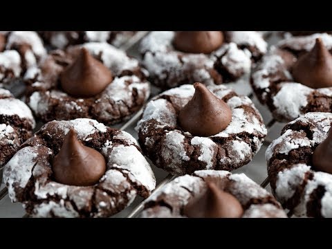 How to Make Chocolate Kiss Cookies