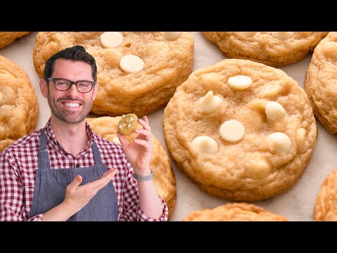 Amazing White Chocolate Chip Cookies | Preppy Kitchen
