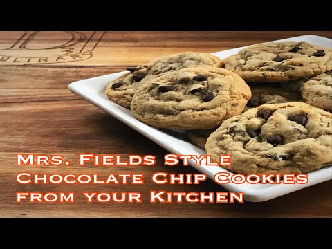 How to make Mrs. Fields Style Chocolate Chip Cookies