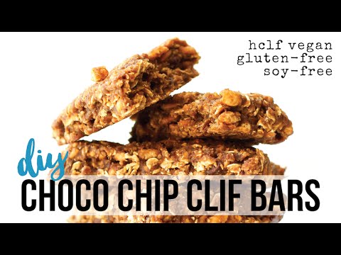 DIY Chocolate Chip Clif Bars // soy-free, nut-free, hclf vegan