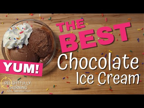 Chocolate Ice Cream Recipe Ganache Style | KitchenAid