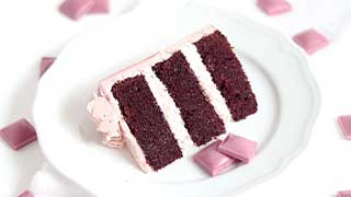 Ruby Chocolate Cake Recipe