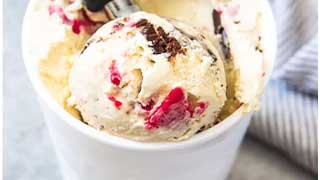 Chocolate Raspberry Truffle Ice Cream Recipe