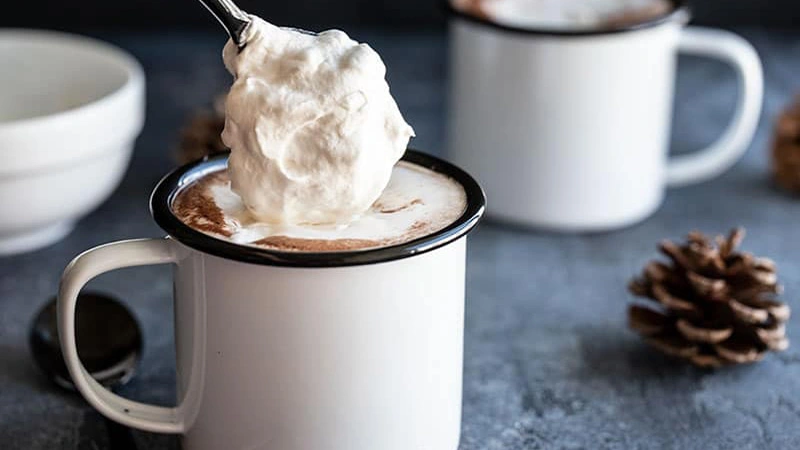 Whipped Cream Hot Chocolate Recipe