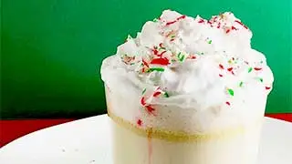 Peppermint White Hot Chocolate Recipe -