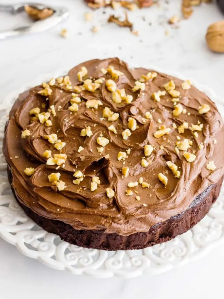 Recipe For Chocolate Walnut Cake |