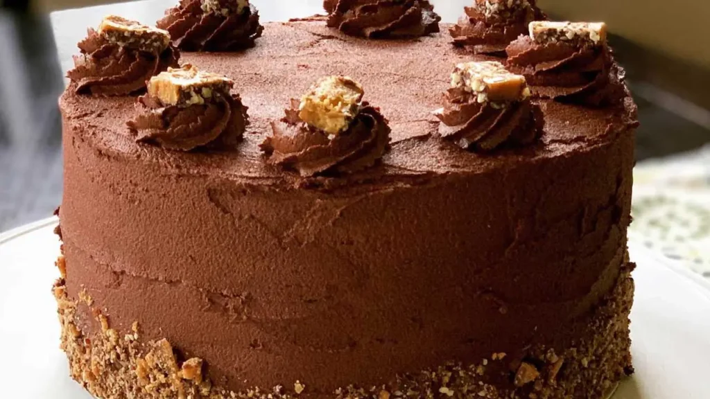 Almond Roca Chocolate Cake Recipe