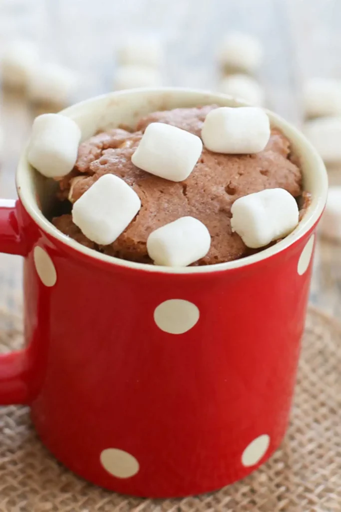 Hot Chocolate Cake In A Mug Recipe |