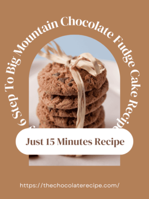 Easy 6 Step To Big Mountain Chocolate Fudge Cake Recipe (640 × 853 px)