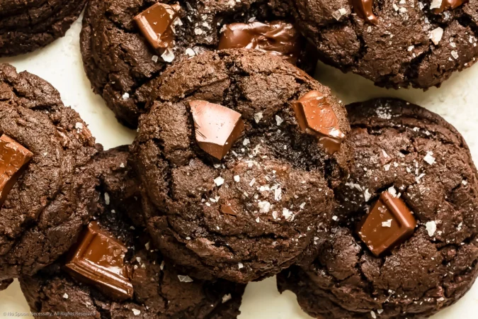 Chocolate Chocolate Chunk Cookies Double Chocolate Cookies Recipe 90 |